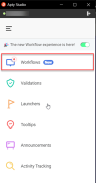 select workflows