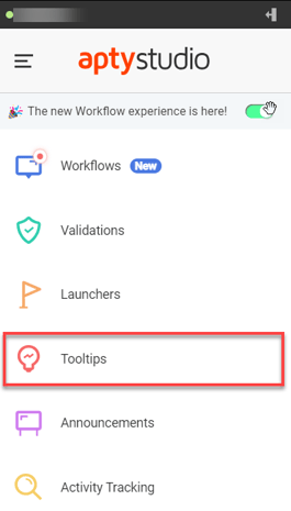 tooltips